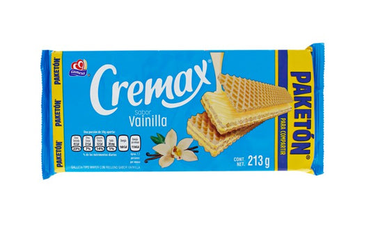 Galleta Cremax Paketon Sabor Vainilla 213 g