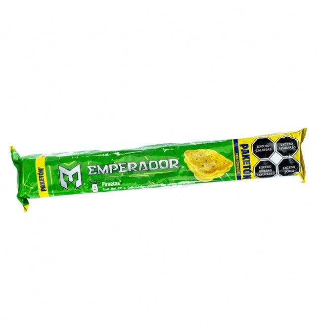 Galleta Emperador Paketon Piruetas 211 g