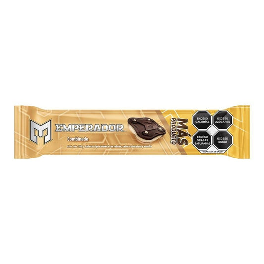 Galleta Emperador combinado Chocolate y vainilla 109 g