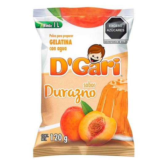 Gelatina de Agua D Gari Durazno 120 g