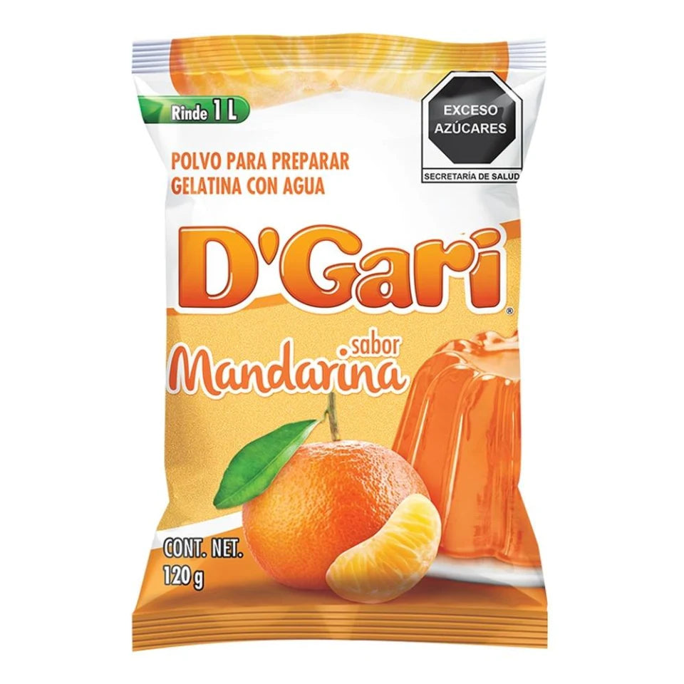Gelatina de Agua D Gari Mandarina 120 gr