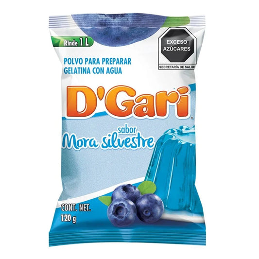 Gelatina de Agua D Gari Mora 120 gr