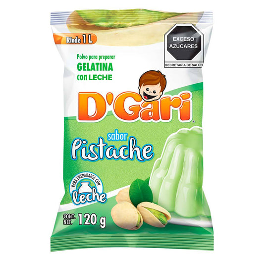 Gelatina de Leche D Gari Pistache 120 gr