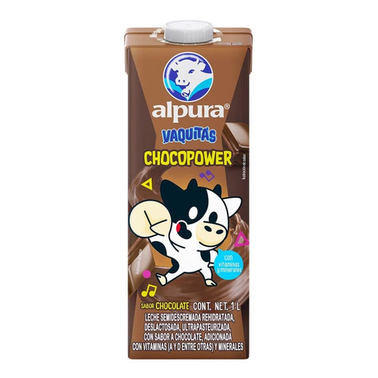 Leche Alpura Vaquitas sabor chocolate 1 L