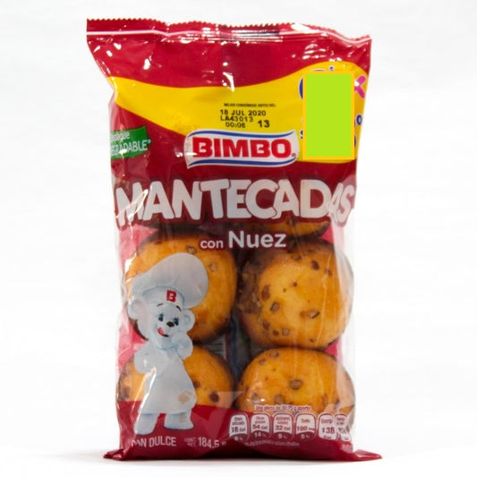 Mantecadas Con Nuez 184.5 g