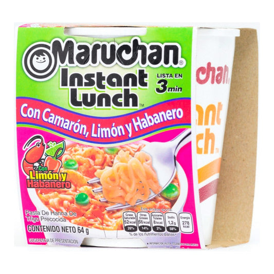 Maruchan Camaron, limon y Habanero 64 g