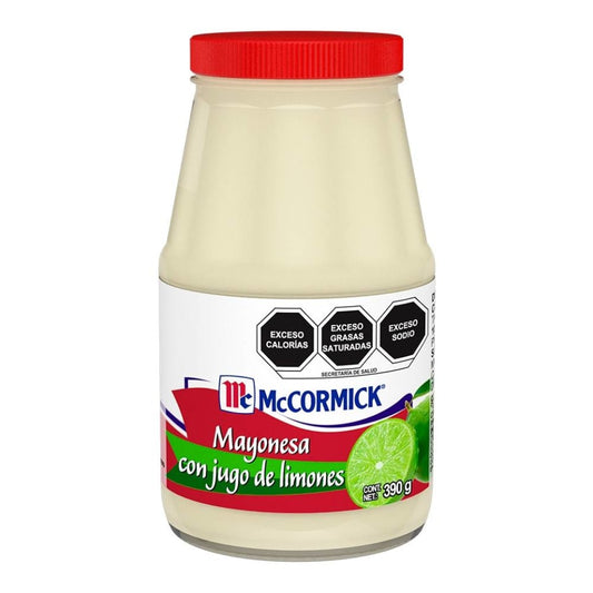 Mayonesa McCormick con jugo de limón 390 g