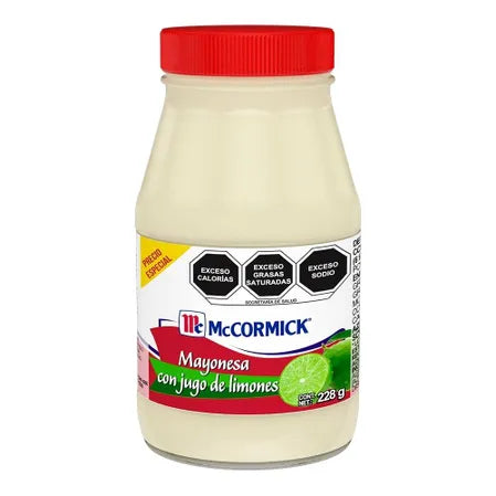 Mayonesa Mccormick Con Jugo de Limon 228 g