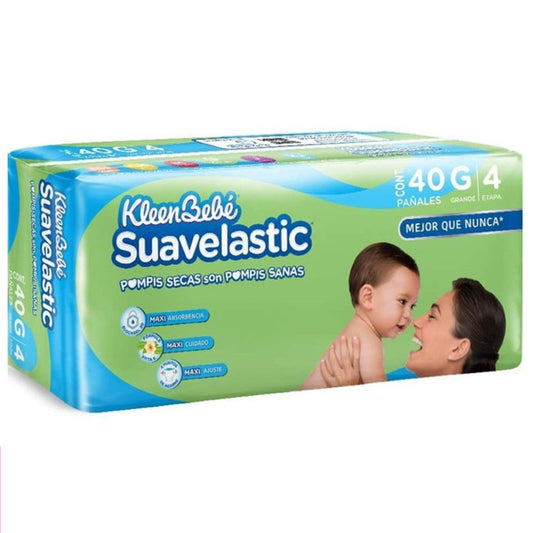 Pañal Suavelastic Grande Etapa 4 40 Piezas
